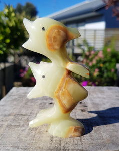 Banded Calcite Dolphins