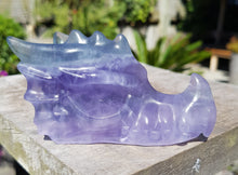 Load image into Gallery viewer, Fluorite Dragon head
