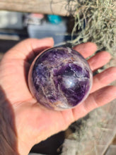 Load image into Gallery viewer, Chevron Amethyst sphere
