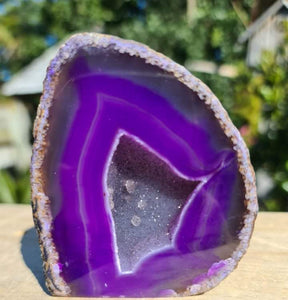 Purple Agate Geode